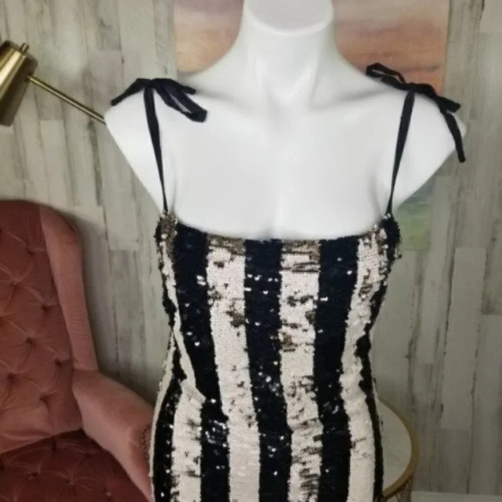 Cupcakes and Cashmere Reverse Sequin Dress - Picture 9 of 12